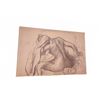 Image 1 : Canvas Print Nude Figure Drawing Signed in Lower Left Corner