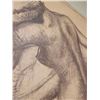 Image 4 : Canvas Print Nude Figure Drawing Signed in Lower Left Corner