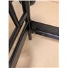 Image 7 : Black Metal Queen Size Bed Frame with Vertical Slats and Centre Support