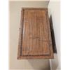 Image 6 : Wicker and Wood Storage Chest with Top Compartment and Lower Drawer