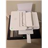 Image 3 : HP DeskJet 4132e All-In-One Printer and Wood Glass-Top Side Table