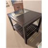 Image 8 : HP DeskJet 4132e All-In-One Printer and Wood Glass-Top Side Table