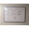 Image 2 : Framed Pablo Picasso "Face And Dove" Print, 28.5" x 20.5"