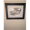 Image 10 : 4 Vogel Framed Quebec Landmark Prints Signed and Titled