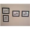 Image 2 : 4 Vogel Framed Quebec Landmark Prints Signed and Titled