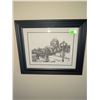 Image 8 : 4 Vogel Framed Quebec Landmark Prints Signed and Titled