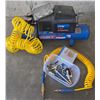 Image 1 : DeVilbiss Air Power 1.5 HP 3 Gallon Air Compressor With Hoses, Nozzles, and Tool Set