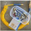 Image 4 : DeVilbiss Air Power 1.5 HP 3 Gallon Air Compressor With Hoses, Nozzles, and Tool Set