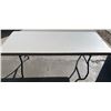 Image 4 : Metal Shoe Rack and Lifetime Folding Plastic Table