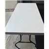 Image 6 : Metal Shoe Rack and Lifetime Folding Plastic Table