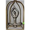 Image 3 : Silver-Tone Yoga Figure in Gold Frame and Three Decorative Picture Frames