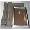 Image 4 : Silver-Tone Yoga Figure in Gold Frame and Three Decorative Picture Frames