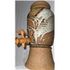 Image 6 : Stoneware Beverage Dispenser with Wooden Spigot and 8 Matching Cups