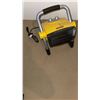 Image 2 : Stanley Electric Utility Heater Yellow with Adjustable Thermostat and Handle