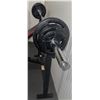 Image 11 : CAP Strength Weight Bench with Leg Press, Weights, Barbell and Stand