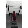 Image 3 : CAP Strength Weight Bench with Leg Press, Weights, Barbell and Stand