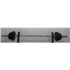 Image 4 : CAP Strength Weight Bench with Leg Press, Weights, Barbell and Stand