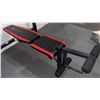 Image 7 : CAP Strength Weight Bench with Leg Press, Weights, Barbell and Stand