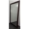 Image 1 : Large Rectangular Wall Mirror with Dark Wood Frame