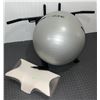 Image 1 : GoZone Yoga Ball, Chin Up Bar, and Microfibre Pillow Set
