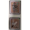 Image 1 : Diane LeFeuvre 1989 Framed Prints Indigenous Motifs Signed