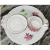 Image 7 : Queen's Rosina Fine Bone China Floral Tea Set with Cups, Saucers, Plate, Creamer, Bowl