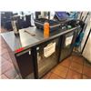 Image 3 : True TBB-24-60G-HC-LD Counter Height Bar Refrigerator w/ 2 Glass Doors (contents not included)