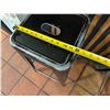 Image 7 : Qty 14 Black Metal Backless Bar Stools 12" x 12" x 31"H