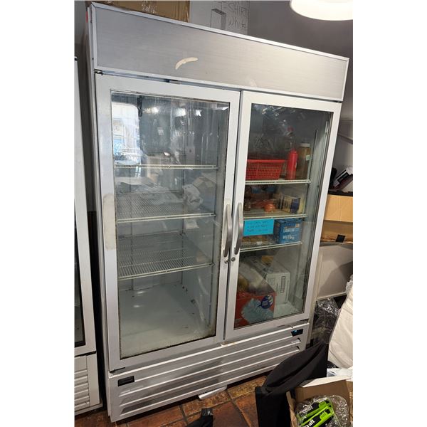 Beverage-Air MMRF49-1-WW-A-LED-09 Reach-In 2-Section Refrigerator w/ Glass Doors (left side does not
