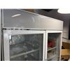 Image 2 : Beverage-Air MMRF49-1-WW-A-LED-09 Reach-In 2-Section Refrigerator w/ Glass Doors (left side does not