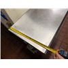 Image 4 : Rolling Kitchen Prep Table w/ Mesh Undershelves 30" x 19" x 36"H (contents not included)