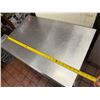 Image 5 : Rolling Kitchen Prep Table w/ Mesh Undershelves 30" x 19" x 36"H (contents not included)