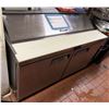 Image 1 : Atosa Model MSF8303GR Refrigerated Sandwich/Salad Prep Table (contents not included)