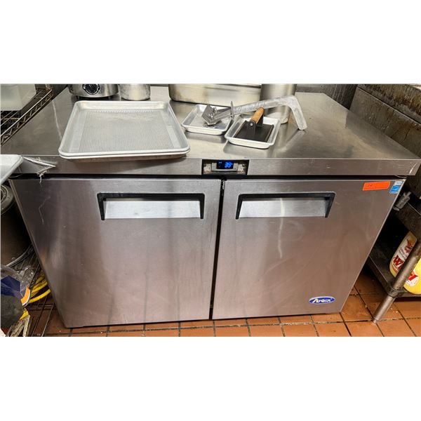 Atosa MGF8402GR Undercounter Double-Door Refrigerator (contents not included)