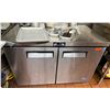 Image 1 : Atosa MGF8402GR Undercounter Double-Door Refrigerator (contents not included)
