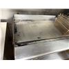 Image 2 : American Range Flat-Top Griddle 35"L on Metal Table w/ Undershelf (baskets & contents not included)