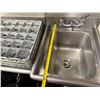 Image 2 : Single Basin Sink w/ Faucet 24" x 22" x 37.5"H