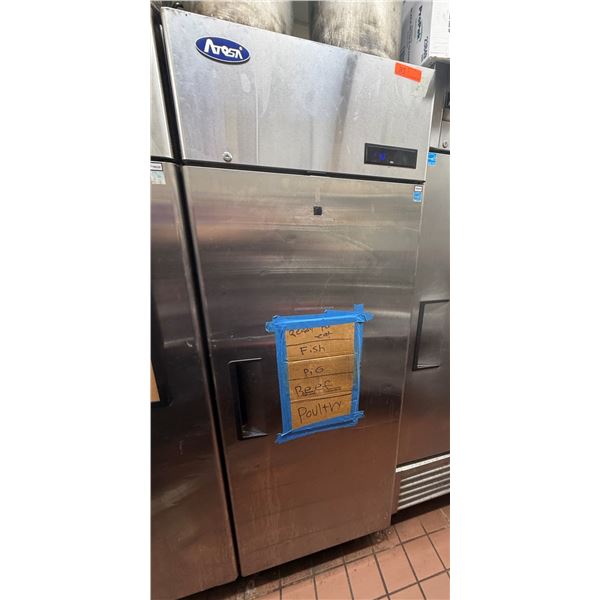 Atosa Single Section Solid Door Reach-In Refrigerator (contents not included)