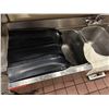 Image 2 : Krowne 18-53C Three-Basin Underbar Sink w/ Drainboard 60" x 17" x 29"H