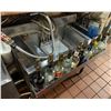 Image 1 : Eagle Group Cocktail Workstation / Ice Bin Station w/ Rail 36" x 20" x 30"H (contents not included)