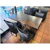 Image 14 : Qty 9 Tables w/ Pedestal Bases, Misc Sizes w/ 43 Chairs w/ Black Covers