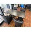 Image 17 : Qty 9 Tables w/ Pedestal Bases, Misc Sizes w/ 43 Chairs w/ Black Covers