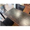 Image 18 : Qty 9 Tables w/ Pedestal Bases, Misc Sizes w/ 43 Chairs w/ Black Covers