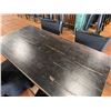 Image 23 : Qty 9 Tables w/ Pedestal Bases, Misc Sizes w/ 43 Chairs w/ Black Covers