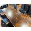 Image 28 : Qty 9 Tables w/ Pedestal Bases, Misc Sizes w/ 43 Chairs w/ Black Covers