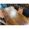 Image 36 : Qty 9 Tables w/ Pedestal Bases, Misc Sizes w/ 43 Chairs w/ Black Covers