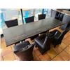 Image 3 : Qty 9 Tables w/ Pedestal Bases, Misc Sizes w/ 43 Chairs w/ Black Covers