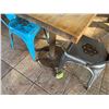 Image 25 : Qty 11 Tables w/ Pedestal Bases, Misc Sizes w/ 30 Metal Chairs