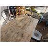 Image 31 : Qty 11 Tables w/ Pedestal Bases, Misc Sizes w/ 30 Metal Chairs