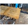 Image 34 : Qty 11 Tables w/ Pedestal Bases, Misc Sizes w/ 30 Metal Chairs